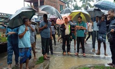 ঝুঁকিপূর্ণভাবে বসবাসরতদের নিরাপদ স্থানে আসার নির্দেশ ইউএনওর 