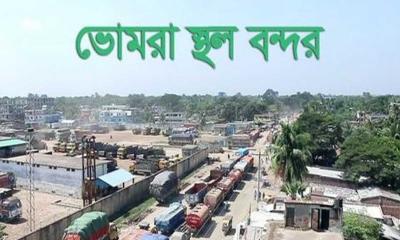 সাতক্ষীরা ভোমরা স্থলবন্দরে আমদানি কমেছে ২ লাখ টন