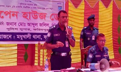 মধুখালীতে হয় পুলিশ থাকবে, না হয় মাদক থাকবে : পুলিশ সুপার
