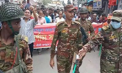 কুড়িগ্রামে কঠোর নিরাপত্তায় উল্টো রথযাত্রা উদযাপন