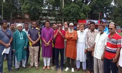 মান্দায় গোল্ডকাপ ফুটবল টুর্নামেন্ট উদ্বোধন