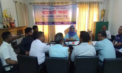 ডামুড্যা পৌরসভার বাজেট ঘোষণা