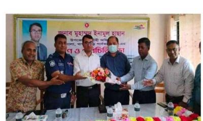 দীঘিনালায় নবাগত ইউএনওকে বরণ