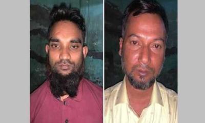 মদ্যপ অবস্থায় থানায় ঢুকে গালিগালাজ দুই যুবদল নেতা গ্রেপ্তার