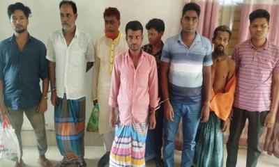 পাকুন্দিয়ায় আ.লীগের ছয় নেতা গ্রেপ্তার