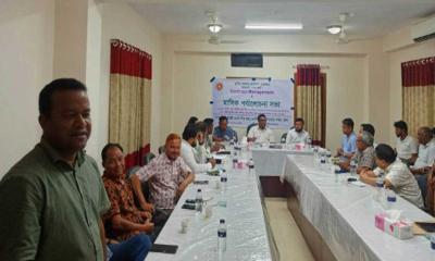 খাগড়াছড়িতে এলজিইডির ঠিকাদারদের মাসিক পর্যালোচনা সভা অনুষ্ঠিত