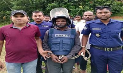 কমলগঞ্জে ময়ুর মিয়া হত্যাকাণ্ডের আলামতসহ মূল আসামি গ্রেপ্তার