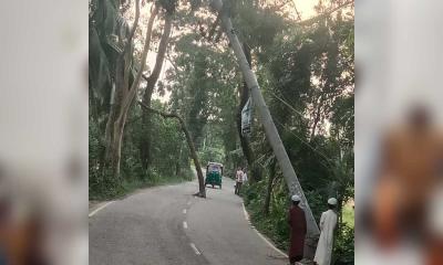 ফেনীতে কালবৈশাখীর তাণ্ডবে বিদ্যুতের ব্যাপক ক্ষতি 