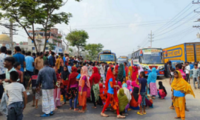 Workers protest in Gazipur