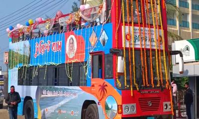 Open-top buses introduced on Marine Drive Road in Cox’s Bazar