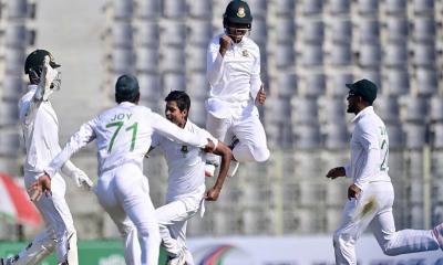 Bangladesh secures historic Test victory over New Zealand at home